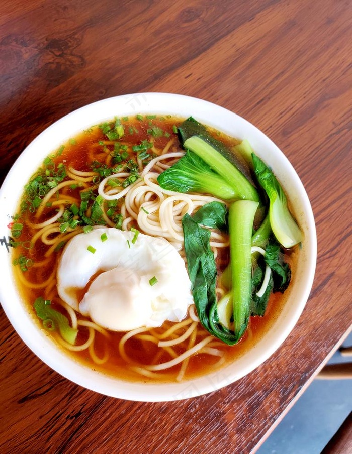 阳春面  鸡蛋面图片