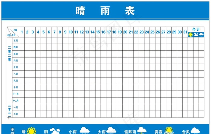 晴雨表图片cdr矢量模版下载