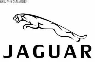捷豹车标矢量图图片