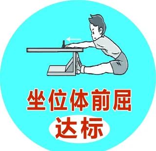 坐位体前屈图片