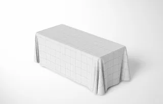 空白桌布样机设计   图片