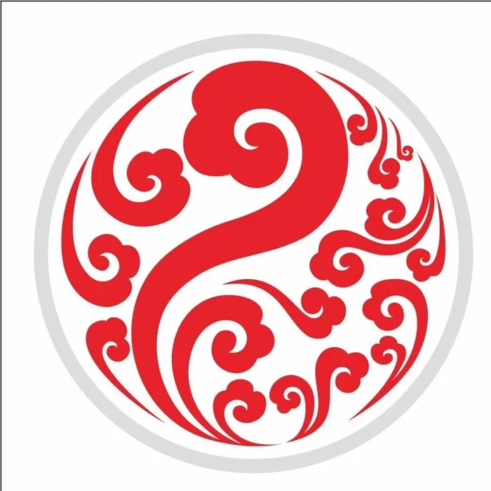 太极祥云图片cdr矢量模版下载