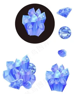 卡通水晶钻石素材图片 卡通水晶钻石素材图片