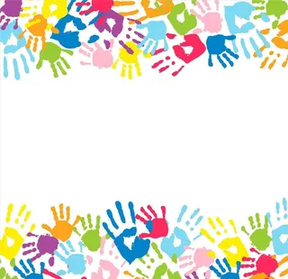 矢量手印背景图EPS分层图片