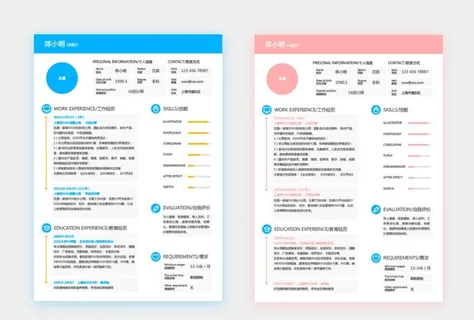 设计师个性简历图片