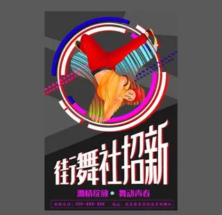 舞蹈培训海报图片