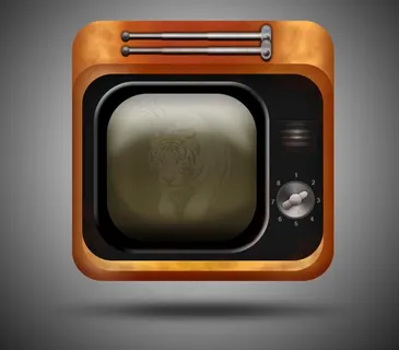 电视机 拟物电视图片