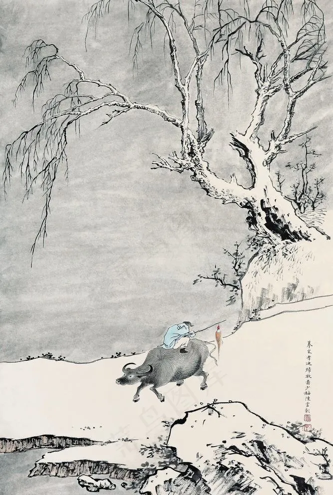 归牧图图片