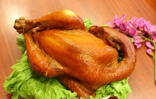 桌子山熏鸡图片