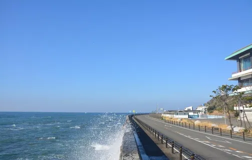 静冈海边公路图片