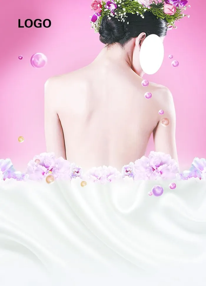 美容 身体 模特图片(3130x4488)psd模版下载