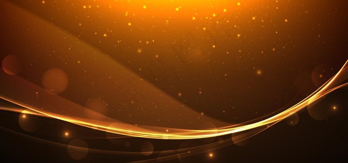 金色线条企业晚会背景素材图片