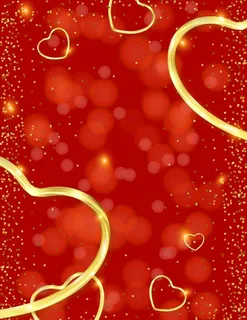 红色喜庆爱心背景图片 红色喜庆爱心背景图片