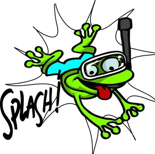 矢量卡通青蛙印花图案图片