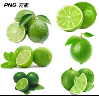青柠免扣元素图片