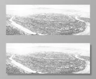 攀枝花 城市线雕图片