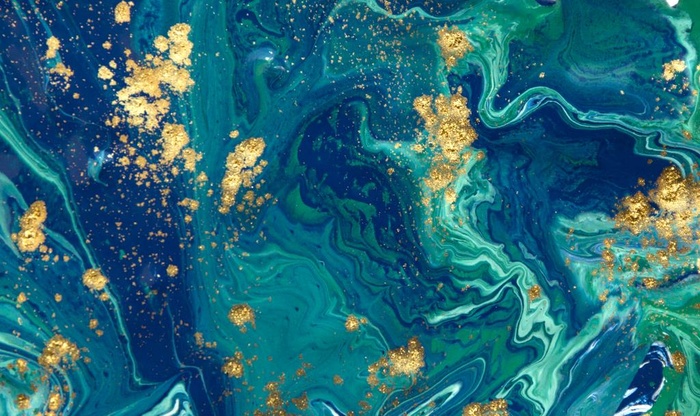 蓝色背景 油墨背景 油画背景图片