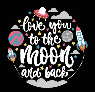 外太空宇航员主题插画图片