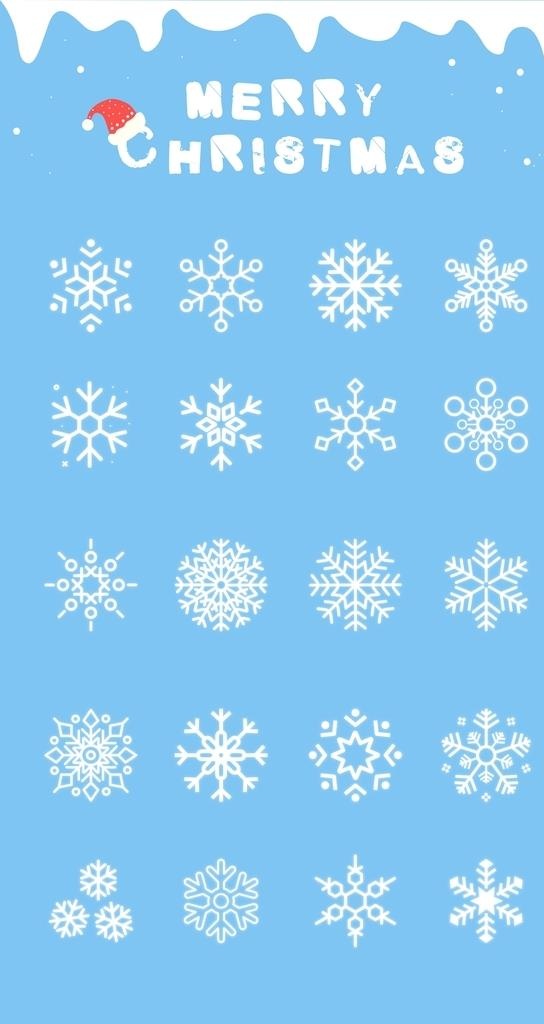 雪花图片ai矢量模版下载