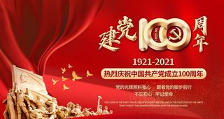 建党100周年背景图片