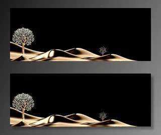 中式山素材图片