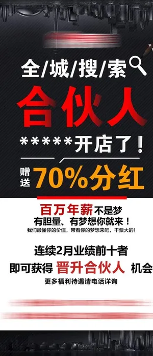 招募合伙人图片