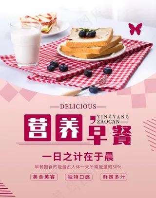 营养早餐图片