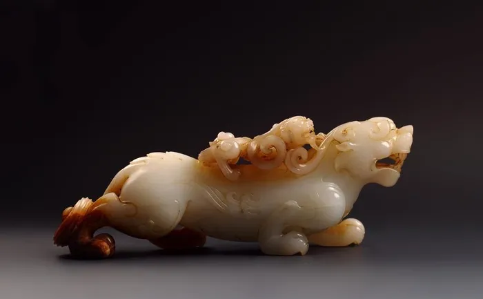 玉器 玉虎摆件图片