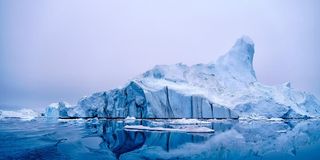 北极冰川冰山图片