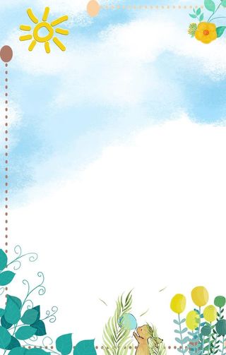 森系植物清新背景图片