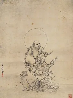 一苇渡江图片 一苇渡江图片