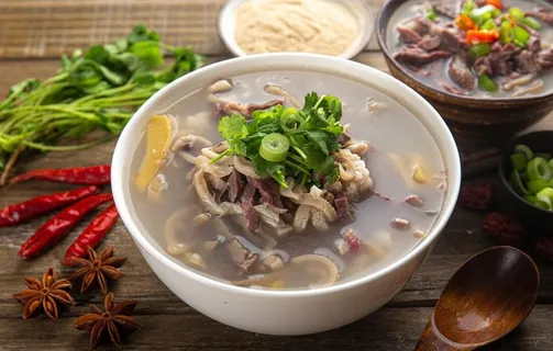 羊杂汤图片 羊杂汤图片