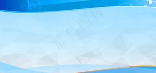 蓝色渐变大气企业宣传展板背景图片