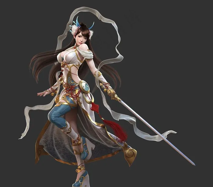 游戏女角色图片