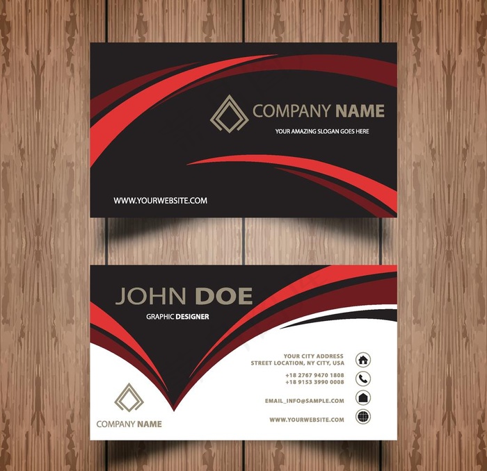 公司名片模板图片