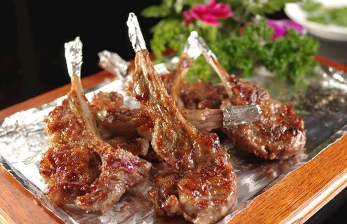 孜然烧羊排图片