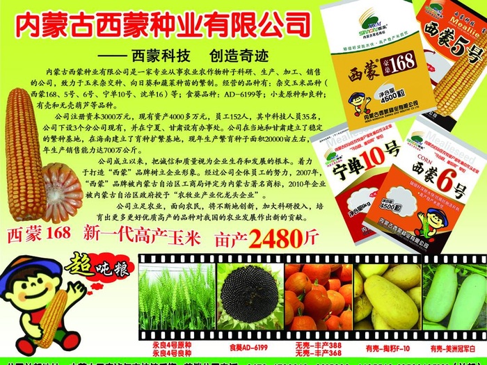 种业公司海报图片(2480x1937)psd模版下载