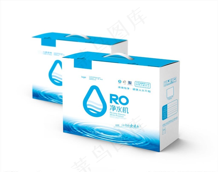 净水机包装盒图片
