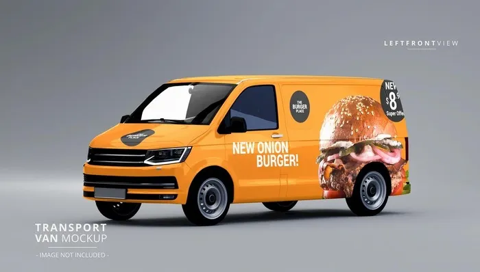 汽车车身拉花广告样机效果图图片(4000x2400)psd模版下载