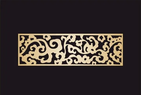 时尚矢量雕刻花纹图片