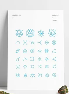 分子科技原子粒子科学图片