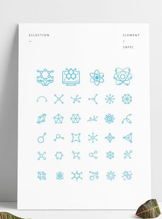 分子科技原子粒子科学图片