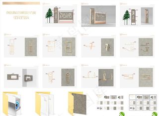 创意酒店导视方案设计（含效果）图片