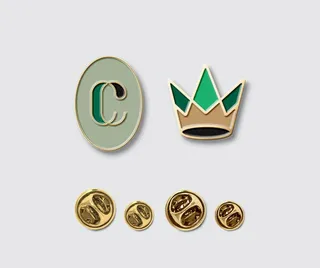 别针徽章样机图片