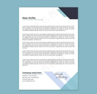 商业信笺模板 图片