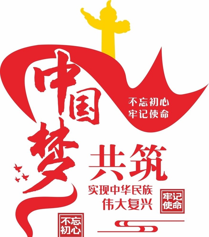 党建中国梦文化墙图片cdr矢量模版下载