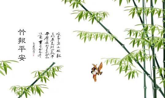 竹子背景墙图片