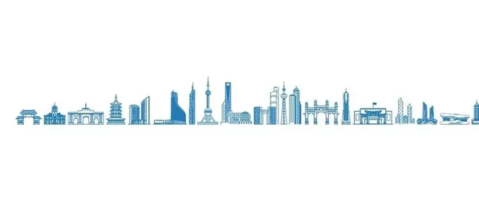 长三角矢量城市图片