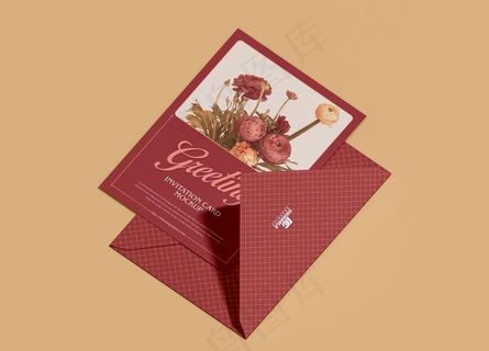 信封卡片样机图片