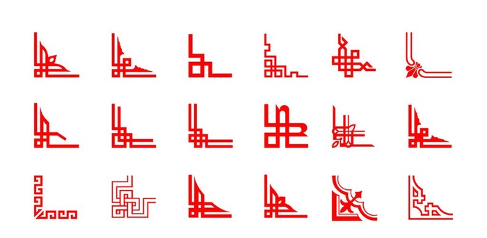 中式边框图片cdr矢量模版下载